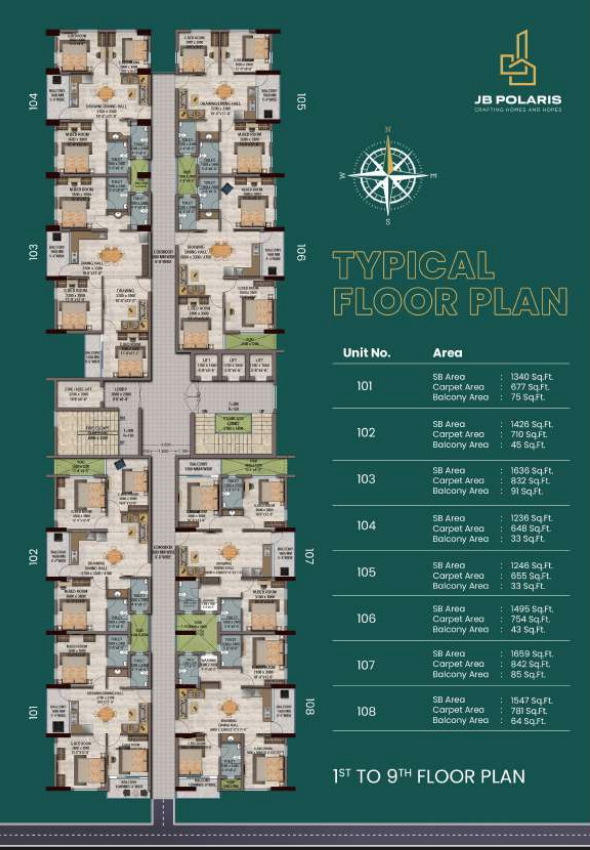JB Polaris project masterplan layout Bhubaneswar