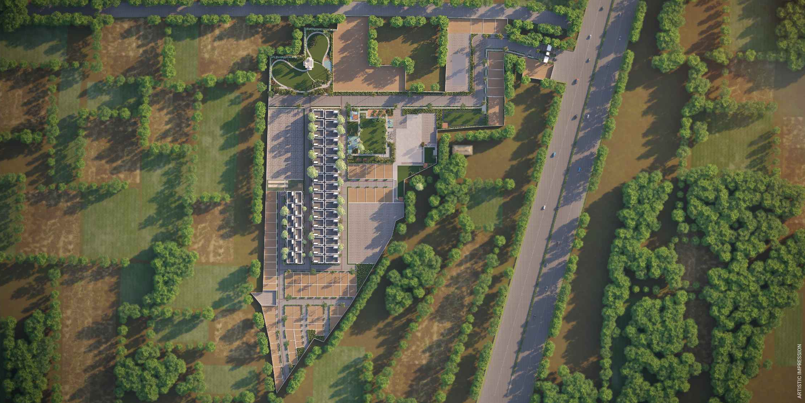 Master Plan of Lingaraj Estates Celestia