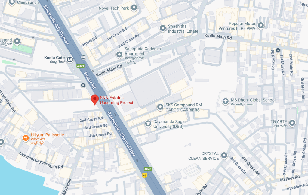 SNN Estates Duomont Location Map