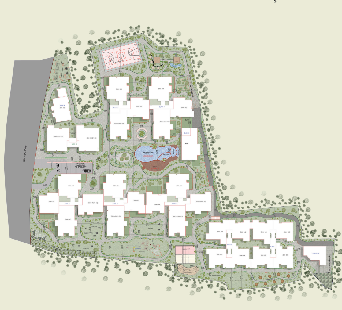 Masterplan of Tattvam Midori