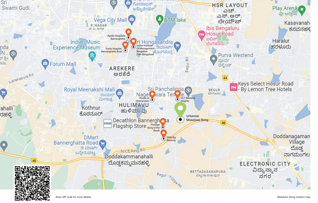 Urbanize Meadows Song Location Map
